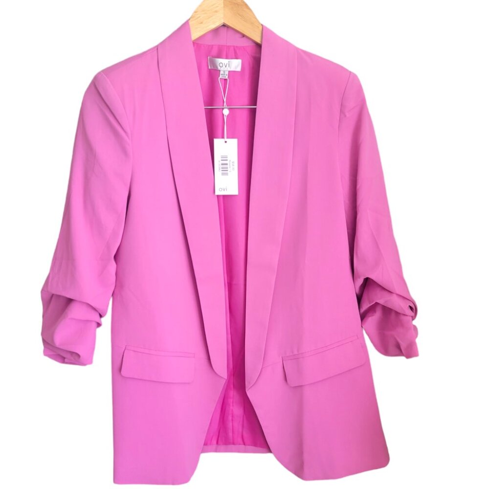 OVI  Blazer  3/4 Sleeve Length lightweight Color Pink